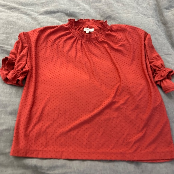 Madewell Brick Red Top - Picture 4 of 4